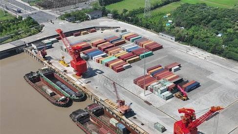 Haining's Jiashan Port achieves impressive growth