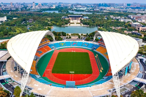 Jiaxing Sports Center gears up for spectacular debut