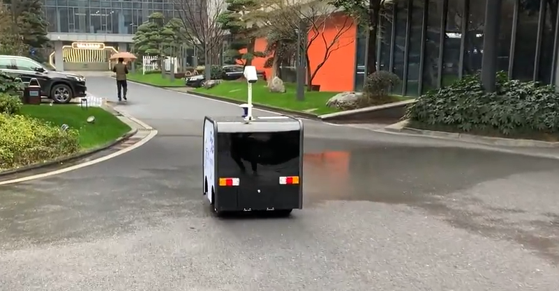 5G powered unmanned vehicle used for 