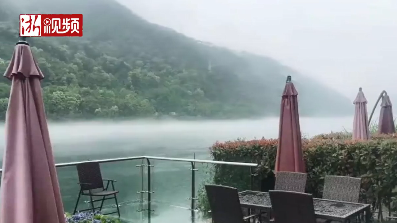 Beautiful Zhejiang: Mist-shrouded Xin’an River in Jiande