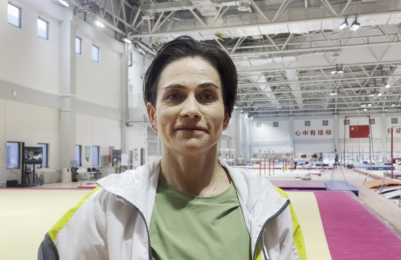 Congratulatory video from Oksana Chusovitina
