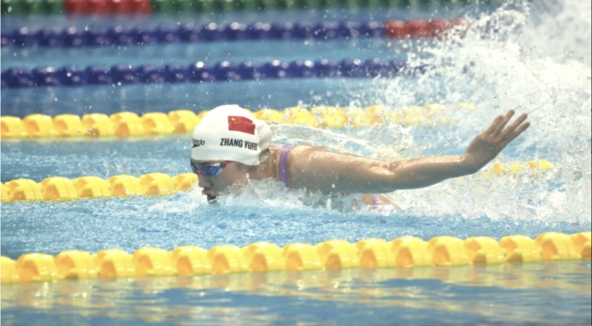 China's Zhang Yufei, Wang Yichun Enter Women's 100m Butterfly Final