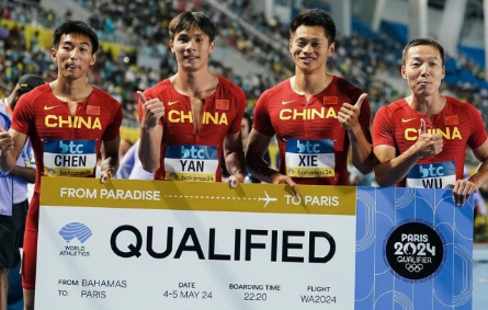 Xie Zhenye helps team punch Paris Olympics ticket