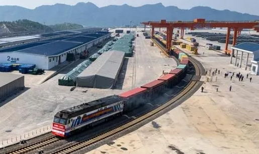 Jinhua's sea-rail intermodal transport thrives