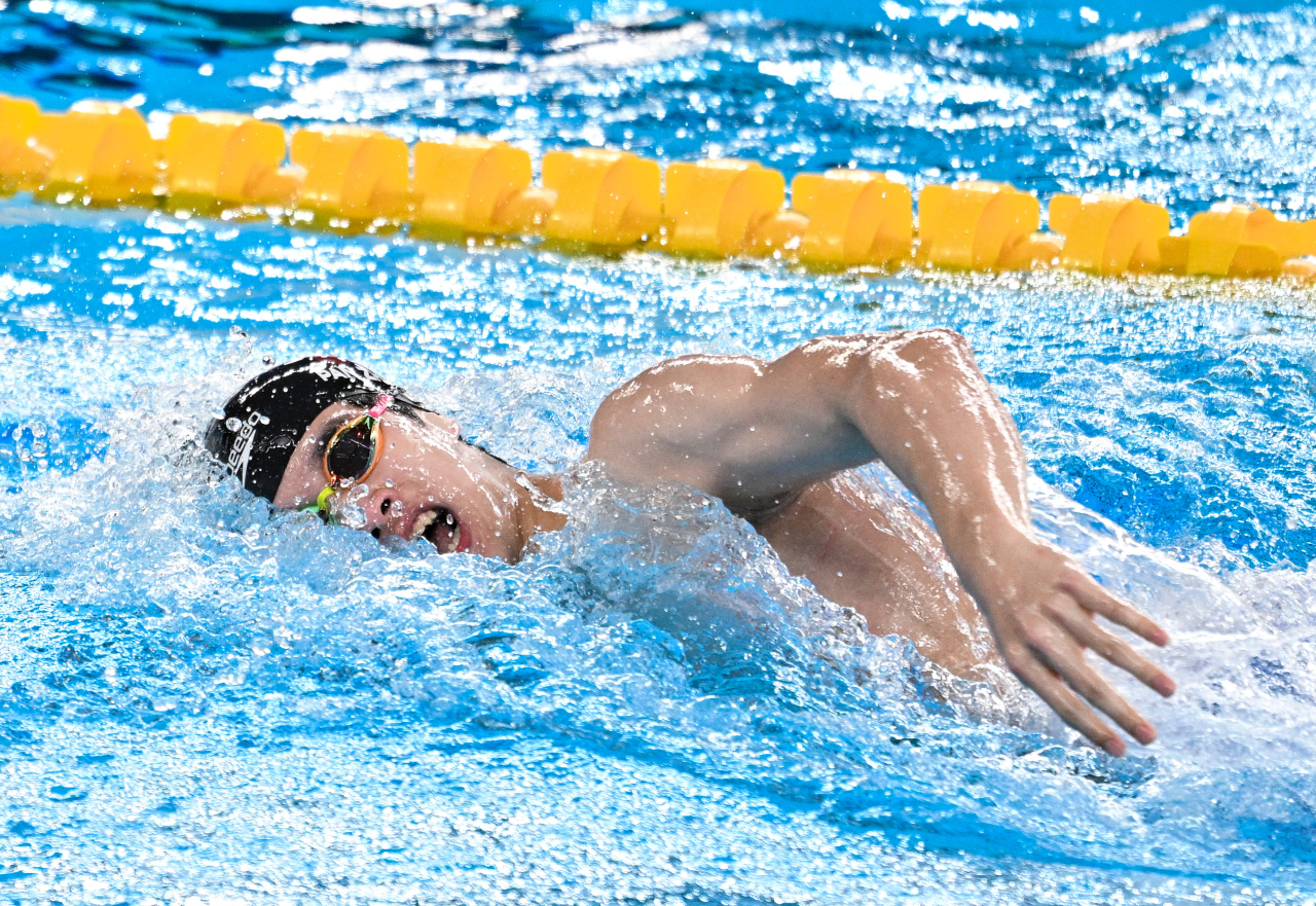 Wenzhou swimming stars strive to secure Paris Olympics berths