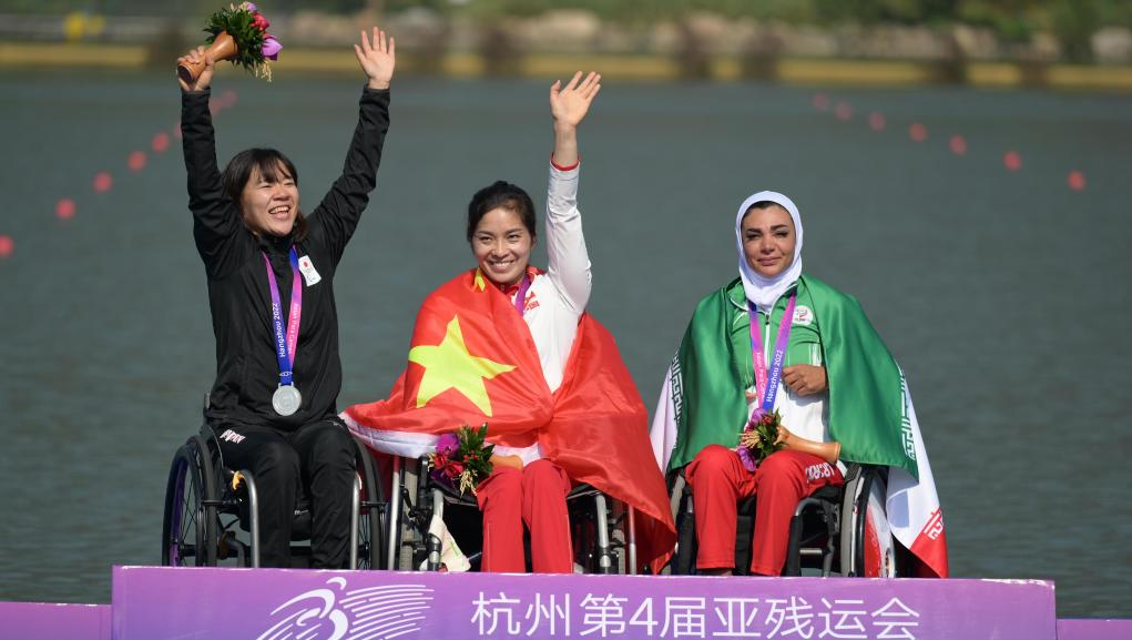 China’s Canoeist Xie Wins 1st Gold of Hangzhou Asian Para Games