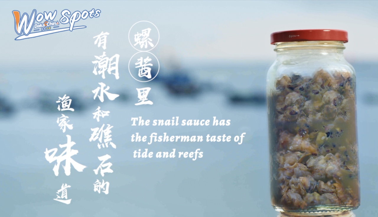 The snail sauce has the fisherman taste of tide and reefs
