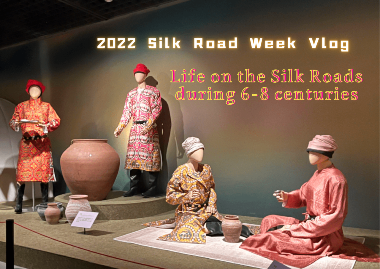 How have people of Tuyuhun Kingdom living along the Qinghai Route developed the Silk Roads in 6-8 centuries?